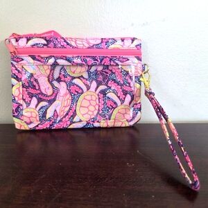 Simply Southern Dance Turtle Phone Wristlet Pink ~ Pre-Owned